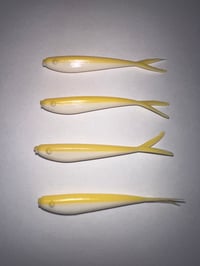 Yellow & White Minnow 7 pcs