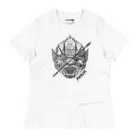 Hanuman Mask Women's Relaxed Tee - White 