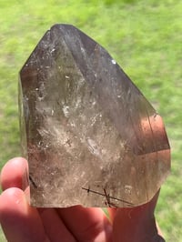 Image 10 of Smoky Quartz With Red, Gold, Silver & Copper Rutile Generator #2532