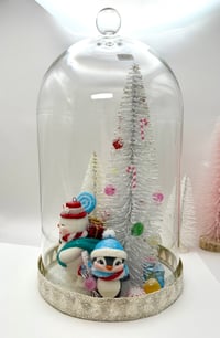 Image 2 of Peppermint Pals Glass Dome Display