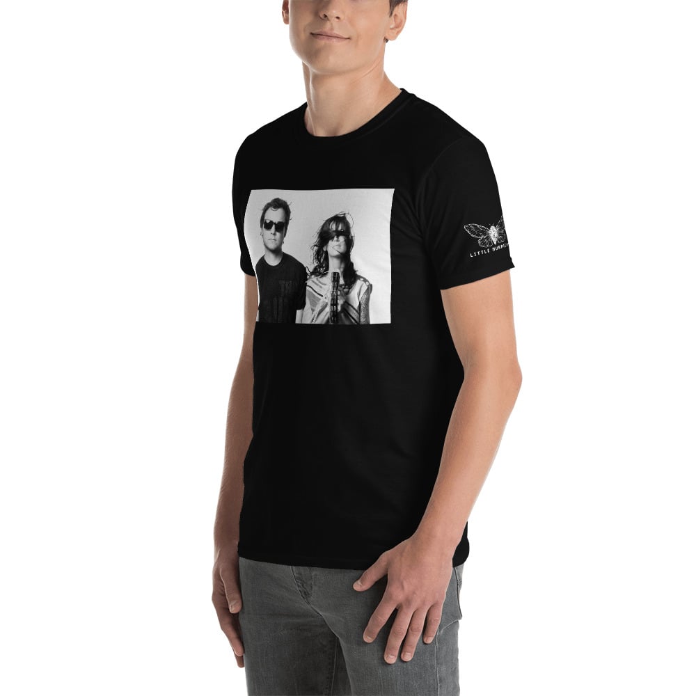 Image of Short-Sleeve Unisex T-Shirt tone/cc with moth sleeve