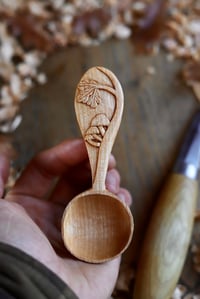 Image 2 of Oak and Mushroom- Coffee Scoop