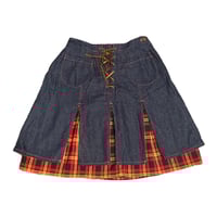 Image 1 of Hiromichi Nakano denim layered skirt 