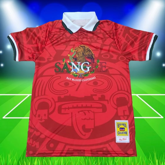 Image of Mexican Sangre Soccer Jersey (red)