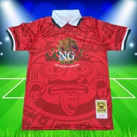 Image 1 of Mexican Sangre Soccer Jersey (red)