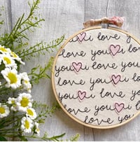 Image 1 of “I love you” hoop