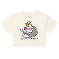 Image 6 of body is a temple Women’s crop top 