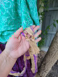 Image 2 of Kimono and cami top Set-jade and 💜 purple