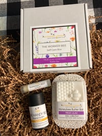 Image 1 of The Worker Bee True Lilac Honeybee Butter Bar Self Care Box