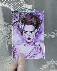 Bride of Frankenstein II Embellished Art Print