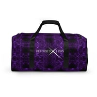 Image 2 of RXI Logo Shocking Purple Duffle Bag