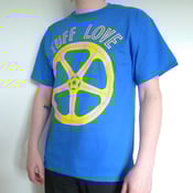 Image of TUFF LOVE Tee (Blue/Yellow)