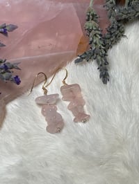 Image 1 of Rose quartz earring 