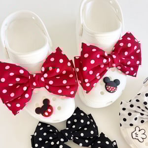 Image of Polka Dot Croc Bows (Large)