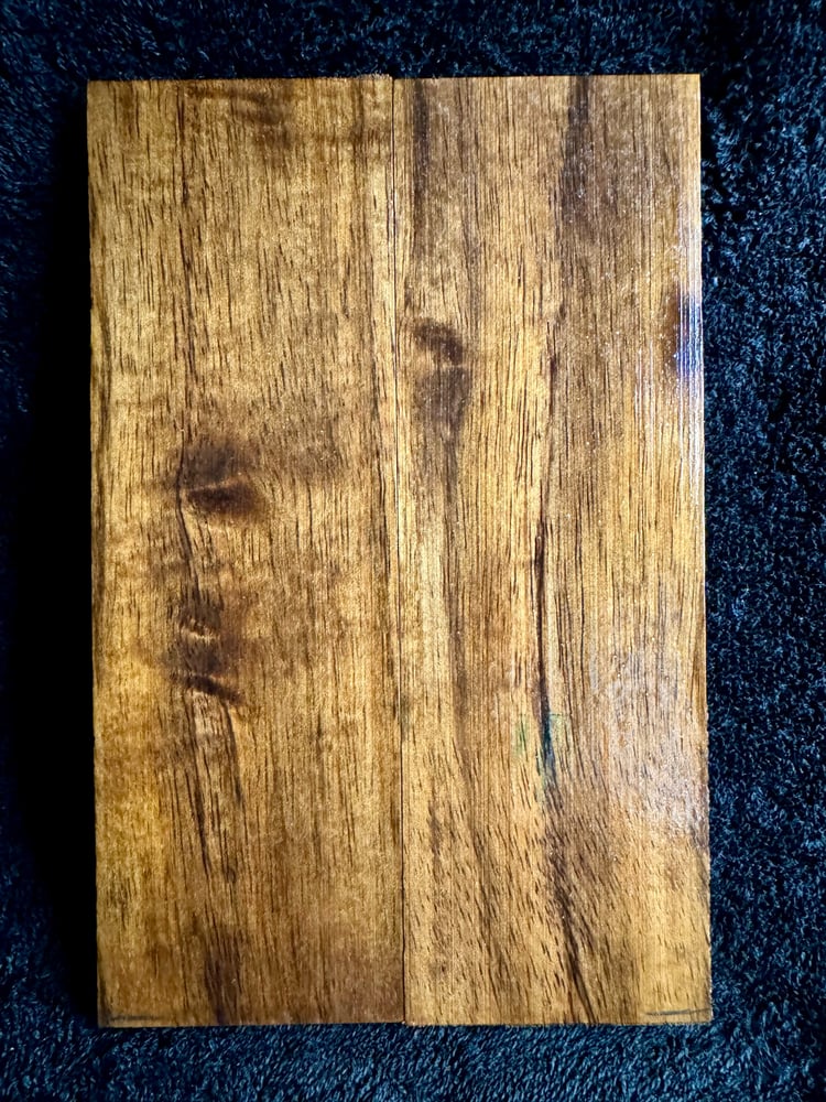 Image of Budget Curly Koa Knife Scales BK-87