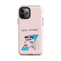 Image 4 of lady things Tough Case for iPhone® 