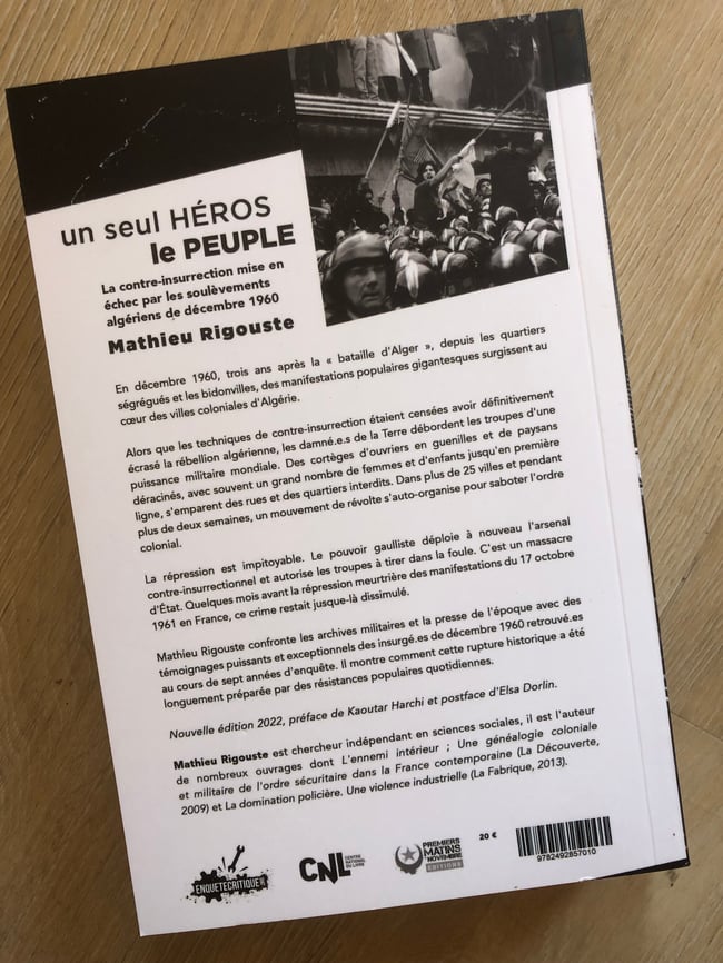 Un Seul Héros le Peuple – Mathieu Rigouste / NED 2022