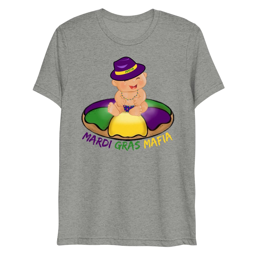 Image of Mardi Gras Mafia “King Cake Baby” Short sleeve t-shirt