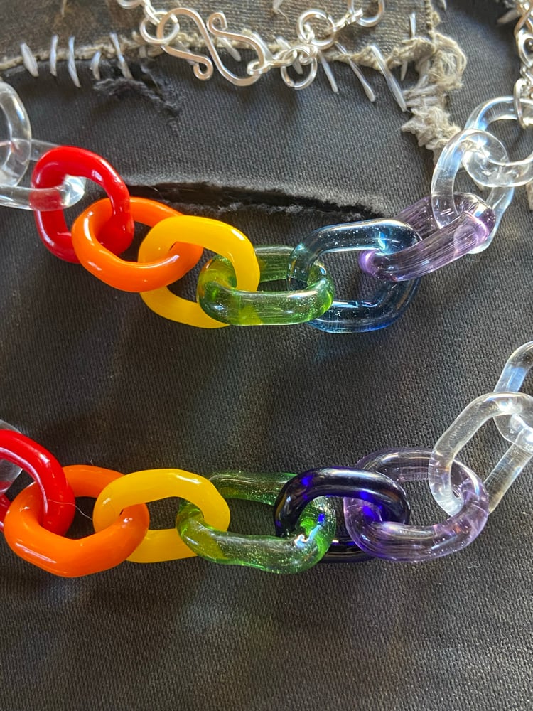 Image of Rainbow chain link 