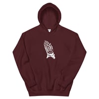 Image 3 of "Cult Rap Classic" Hoodie (White Graphic)