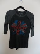 Image of Raglan Queen Band Shirt With Union Jack Logo