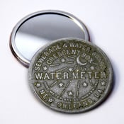 Image of New Orleans Water Meter 3" Pocket Mirror