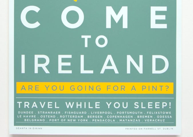 Image of COME TO IRELAND - DO YOU TAKE A DRINK MISTER