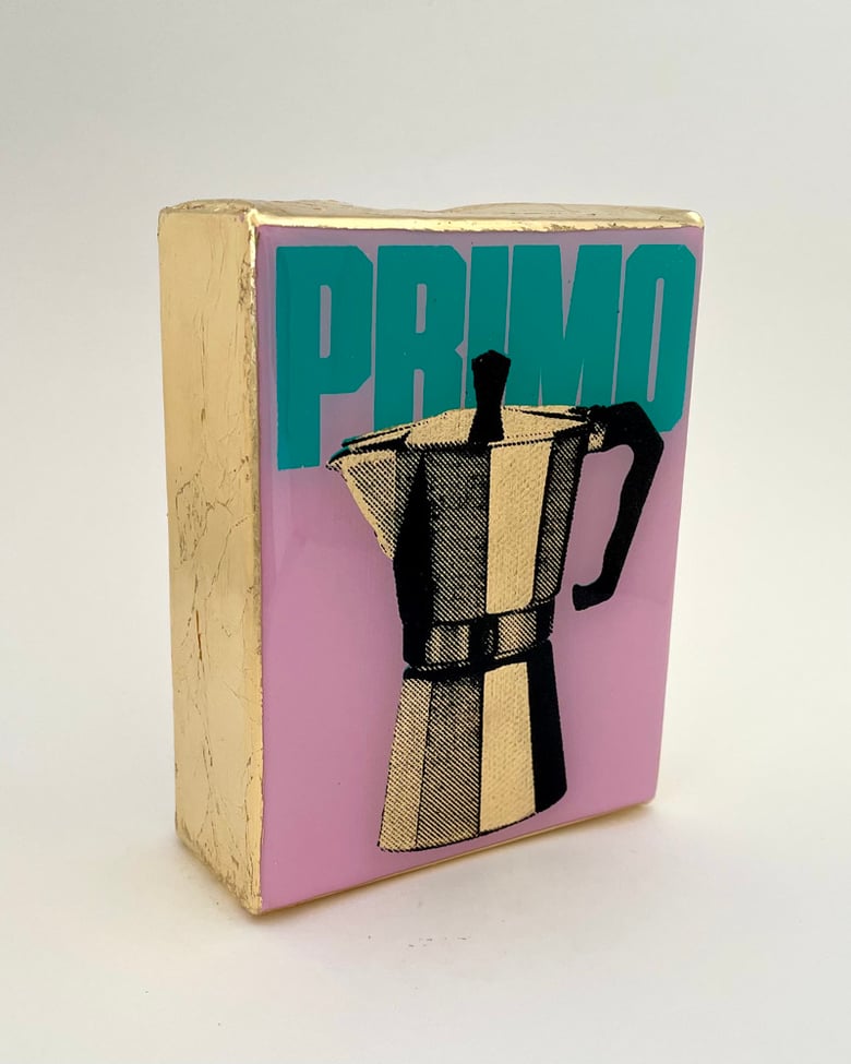 Image of Primo Cafeteria Pink/Aqua/Gold leaf 