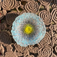 Image 1 of Fused Glass Zinnia Dish 