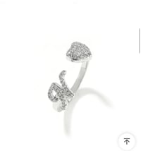Image 3 of Initial Heart Ring 