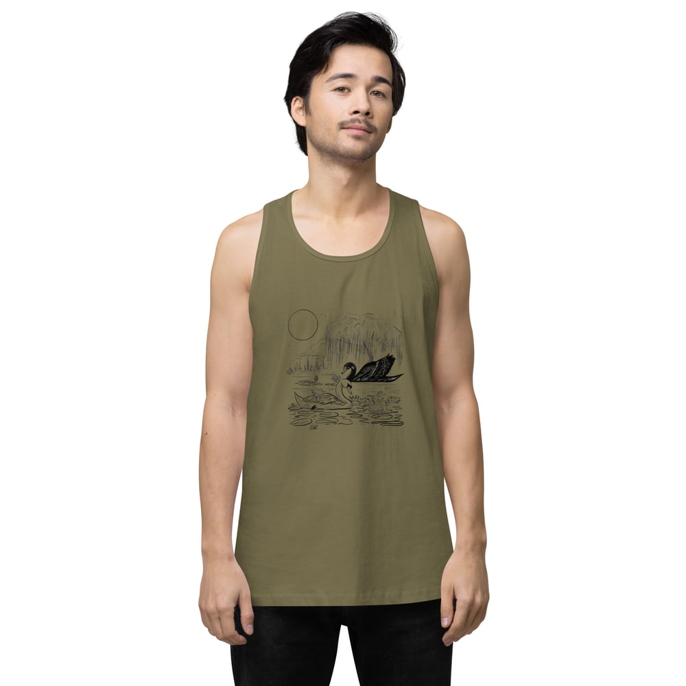 Swan Lake Men’s premium tank top