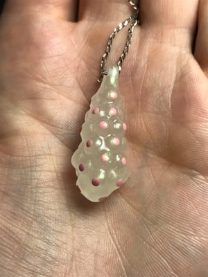 Glow in the Dark Frog Egg Pendant 