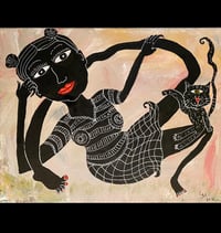 Image 1 of “Yoga Helper” original painting on canvas 