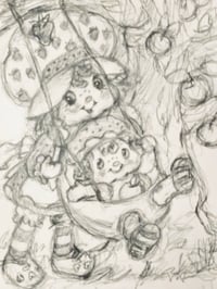 Image 3 of Strawberry Shortcake + Apple Dumpling Original Drawing