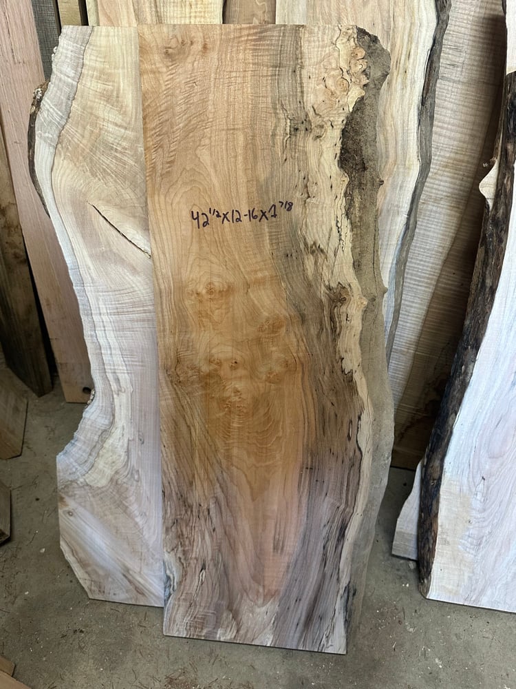 Figured maple slab 7