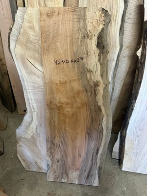 Figured maple slab 7
