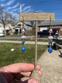 Opal and Pearl dangles