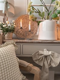 Image 3 of Zinc Flower Candle Holders ( Set of 2 )