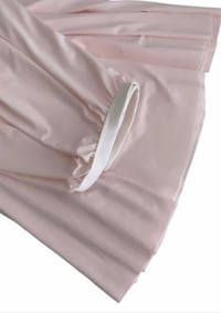 Image 3 of Light lycra rehearsal circle skirt pink ballerina (ready to ship).