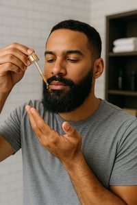 Image 1 of Love My Beard Package: 8oz Liquid Black Soap & 1oz Love My Beard Oil