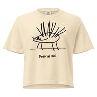 Image 2 of PORCU Women’s heavyweight boxy tee 