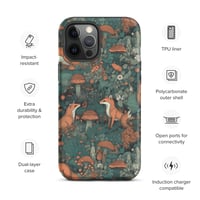 Image 15 of Boho Nature Cottagecore Inspired Fox Among Mushrooms Tough Case for iPhone®