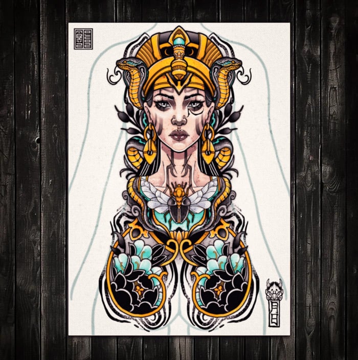 Image of Egyptian goddess