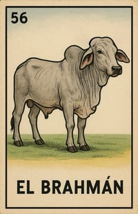 Brahman Lotería Card (fridge magnet)