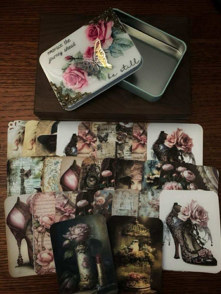 Image of Skylar’s Foundation/ Shabby Sheek Tin Box w/Note Cards