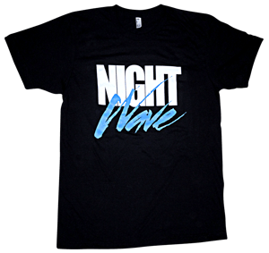 Image of HYPER CRUSH x LA GEAR NIGHT WAVE T-SHIRT (Black)