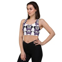 Image 3 of R.E. Sargent Logo Longline Sports Bra