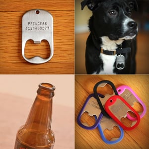 Image of Pop Tag - The Original Pet ID Bottle Opener