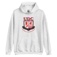 Image 2 of LOVE DC GOGO "UDC' Red/Black Logo Unisex Hoodie (see color options)