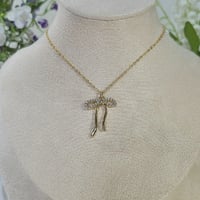 Bow Pendant Necklace
